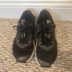 Black and Gray Athletic Sneakers